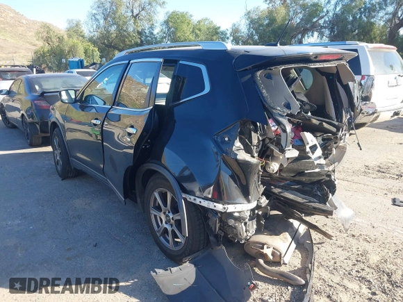 2016 Nissan Rogue SV with VIN KNMAT2MT9GP608421, listed as a IAAI auction lot 41646149 with 69,370 mi miles and . Bid and sale history available at DreamBid. Image 3.