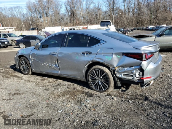 2024 Lexus ES with VIN 58ADZ1B18RU164884, listed as a Copart auction lot 86518034 with 15,359 mi miles and Salvage Title. Bid and sale history available at carsss.com. Image 2.