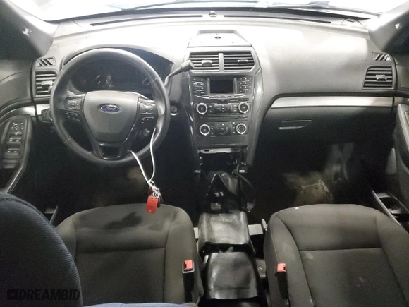 2018 Ford Police Interceptor Utility with VIN 1FM5K8ATXJGC77170, listed as a Copart auction lot 76998874 with 133,130 mi miles and Clean Title. Bid and sale history available at carsss.com. Image 8.