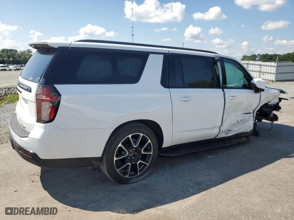 2024 Chevrolet Suburban RST with VIN 1GNSKEKDXRR167269, listed as a Copart auction lot 68016044 with 0 mi miles and Salvage Title. Bid and sale history available at carsss.com. Image 3.
