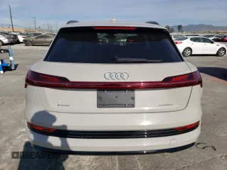 2021 Audi e-tron Premium with VIN WA1AAAGE4MB023438, listed as a Copart auction lot 72274743 with 34,502 mi miles. Bid and sale history available at carsss.com. Image 6.