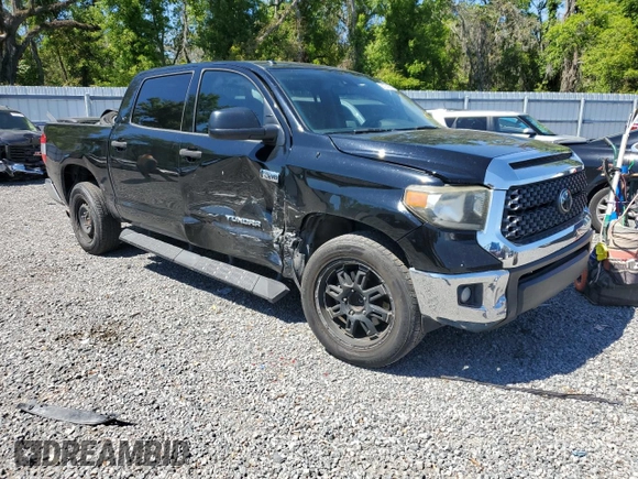 2018 Toyota Tundra 2WD SR5 with VIN 5TFEY5F10JX240993, listed as a Copart auction lot 50127005 with 202,205 mi miles and Salvage Title. Bid and sale history available at carsss.com. Image 4.