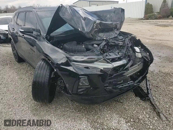 2021 Chevrolet Blazer RS z VIN 3GNKBERS5MS528692, wystawiony jako Copart lot #48806655 z przebiegiem 48 422 mil mil oraz Szkoda całkowita • Salvage title. Historia ofert i sprzedaży dostępna na DreamBid. Obrazek 14.