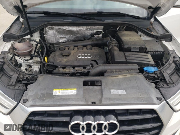 2016 Audi Q3 Premium Plus with VIN WA1EFCFS7GR015867, listed as a Copart auction lot 52508843 with 91,827 mi miles. Bid and sale history available at carsss.com. Image 12.