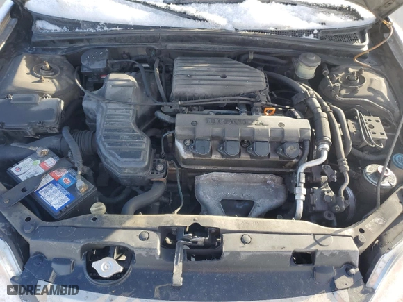 2003 Honda Civic LX with VIN 2HGES16603H944822, listed as a Copart auction lot 42125505 with 235,352 mi miles and Salvage Title. Bid and sale history available at carsss.com. Image 11.