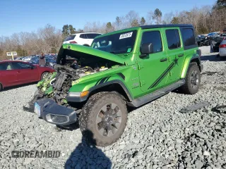 2019 Jeep Wrangler Unlimited Sahara z VIN 1C4HJXEN2KW510038, wystawiony jako Copart lot #89243675 z przebiegiem 142 738 mil mil oraz Szkoda całkowita • Salvage title. Historia ofert i sprzedaży dostępna na DreamBid. Obrazek 1.
