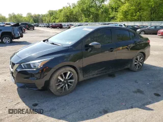 2021 Nissan Versa SV with VIN 3N1CN8EV5ML853281, listed as a Copart auction lot 56385955 with 79,539 mi miles and Salvage title. Bid and sale history available at DreamBid. Image 1.