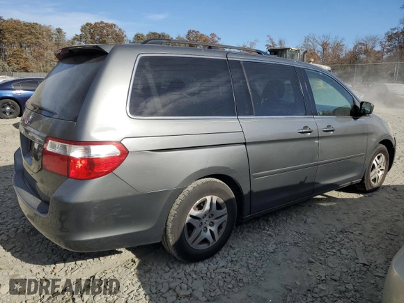 2007 Honda Odyssey EX with VIN 5FNRL38497B412212, listed as a Copart auction lot 45375695 with 216,211 mi miles and Non Repairable. Bid and sale history available at carsss.com. Image 3.
