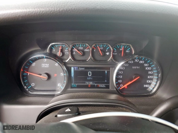 2019 Chevrolet Tahoe LS with VIN 1GNSCAKC2KR150212, listed as a Copart auction lot 49931655 with 74,196 mi miles and Salvage Title. Bid and sale history available at carsss.com. Image 9.