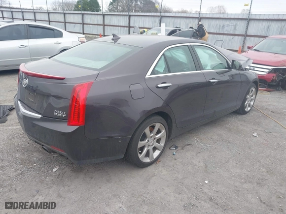 2014 Cadillac ATS Standard RWD with VIN 1G6AA5RX5E0179774, listed as a IAAI auction lot 41481032 with 85,189 mi miles. Bid and sale history available at carsss.com. Image 4.