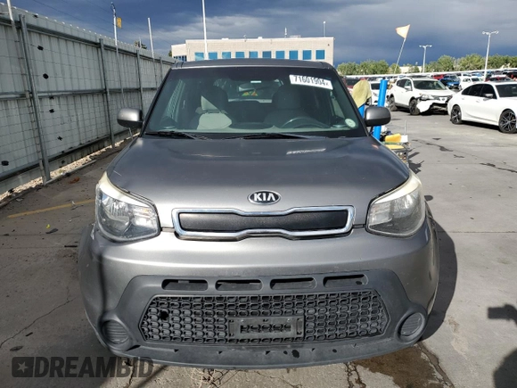 2016 Kia Soul with VIN KNDJN2A27G7281068, listed as a Copart auction lot 71601904 with 106,689 mi miles and Salvage Title. Bid and sale history available at carsss.com. Image 5.