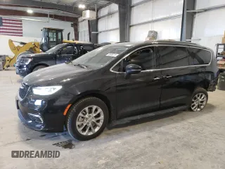 2021 Chrysler Pacifica Touring L z VIN 2C4RC3BG4MR573571, wystawiony jako Copart lot #89388215 z przebiegiem 50 969 mil mil oraz Szkoda całkowita • Salvage title. Historia ofert i sprzedaży dostępna na DreamBid. Obrazek 1.
