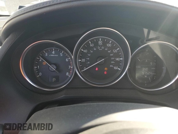 2017 Mazda 6 Touring with VIN JM1GL1V52H1150505, listed as a Copart auction lot 74971294 with 91,524 mi miles and Salvage Title. Bid and sale history available at carsss.com. Image 9.