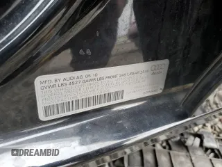2010 Audi A4 2.0T Premium with VIN WAUBFAFL9AN070306, listed as a Copart auction lot 47999735 with 103,960 mi miles and Salvage Title. Bid and sale history available at carsss.com. Image 12.