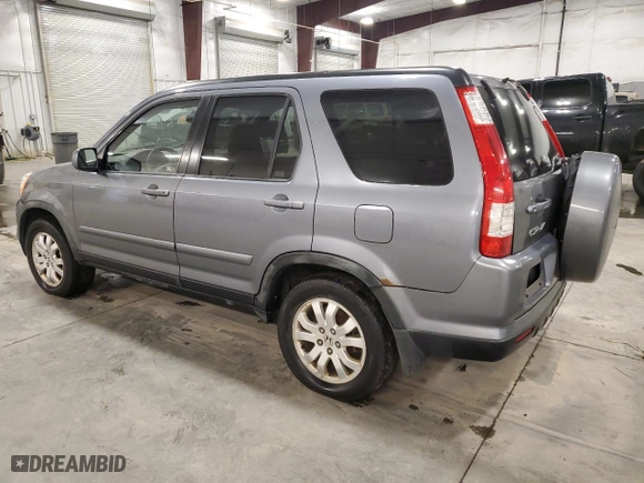 2006 Honda CR-V EX SE with VIN JHLRD78966C055876, listed as a Copart auction lot 86930104 with 176,675 mi miles and Clean Title. Bid and sale history available at carsss.com. Image 2.