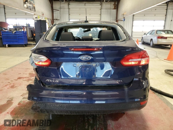 2017 Ford Focus SEL with VIN 1FADP3H22HL340125, listed as a Copart auction lot 51093205 with 81,157 mi miles and Salvage Title. Bid and sale history available at carsss.com. Image 6.