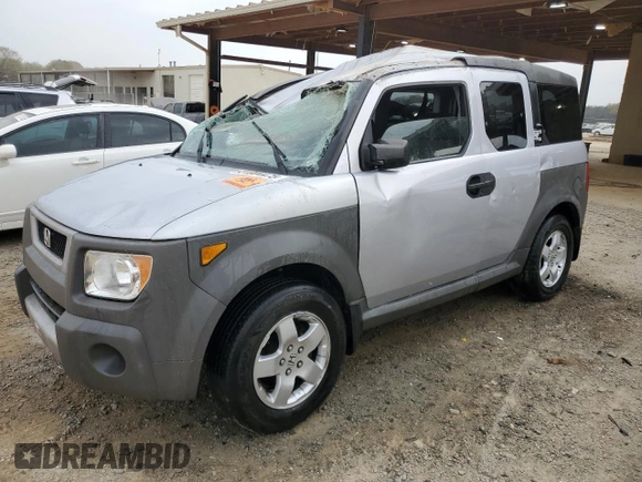 2005 Honda Element LX with VIN 5J6YH183X5L004587, listed as a Copart auction lot 51004475 with Not Provided miles and Salvage Title. Bid and sale history available at DreamBid. Image 1.