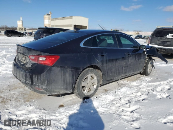 2022 Chevrolet Malibu LS with VIN 1G1ZB5ST2NF215673, listed as a Copart auction lot 45935285 with 33,234 mi miles and Salvage Title. Bid and sale history available at DreamBid. Image 3.
