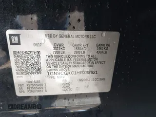 2017 Chevrolet Suburban LS z VIN 1GNSCGKC1HR338621, wystawiony jako IAAI lot #41696381 z przebiegiem 194 687 mil mil oraz . Historia ofert i sprzedaży dostępna na DreamBid. Obrazek 9.