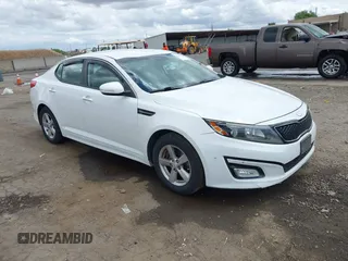 2015 Kia Optima LX z VIN 5XXGM4A76FG446912, wystawiony jako IAAI lot #42257892 z przebiegiem 179 139 mil mil oraz . Historia ofert i sprzedaży dostępna na DreamBid. Obrazek 1.