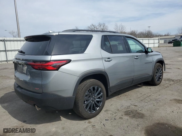 2023 Chevrolet Traverse RS with VIN 1GNEVJKW8PJ334240, listed as a Copart auction lot 49526565 with 11,836 mi miles and Salvage Title. Bid and sale history available at carsss.com. Image 3.