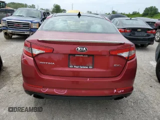 2013 Kia Optima SX with VIN 5XXGR4A68DG122852, listed as a Copart auction lot 56891934 with 145,398 mi miles and Salvage Title. Bid and sale history available at carsss.com. Image 6.