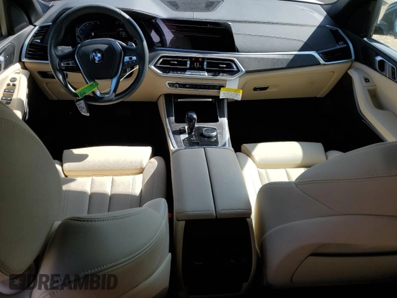 2022 BMW X5 sDrive40i with VIN 5UXCR4C0XN9K57058, listed as a Copart auction lot 46687245 with 9,347 mi miles and Salvage Title. Bid and sale history available at carsss.com. Image 8.