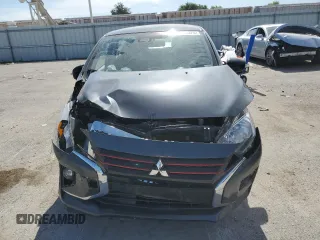 2024 Mitsubishi Mirage Black Edition with VIN ML32AWHJ5RH003144, listed as a Copart auction lot 63340375 with 80,712 mi miles and Salvage title. Bid and sale history available at DreamBid. Image 5.