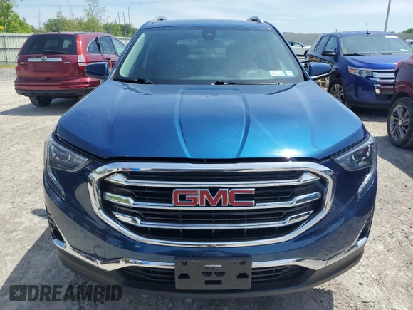 2020 GMC Terrain SLT with VIN 3GKALVEV0LL308813, listed as a Copart auction lot 58926985 with 77,826 mi miles and Salvage title. Bid and sale history available at DreamBid. Image 5.
