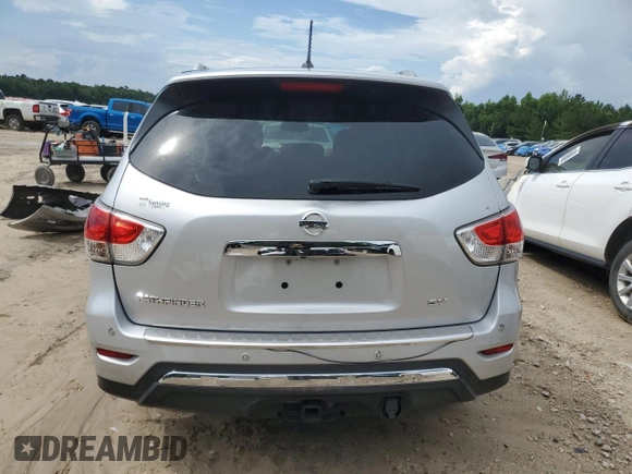 2015 Nissan Pathfinder SV with VIN 5N1AR2MN4FC648844, listed as a Copart auction lot 59696965 with 118,238 mi miles and Salvage title. Bid and sale history available at DreamBid. Image 6.