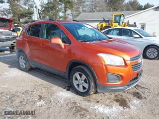 2016 Chevrolet Trax LT with VIN KL7CJLSB9GB662052, listed as a IAAI auction lot 41612333 with 122,297 mi miles. Bid and sale history available at carsss.com. Image 1.