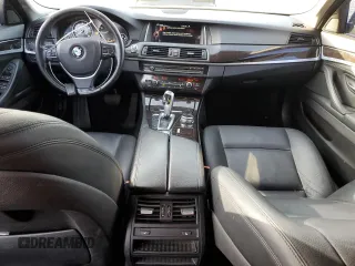 2015 BMW 5 Series 535i with VIN WBA5B1C50FD918875, listed as a Copart auction lot 43802075 with 106,283 mi miles and Salvage Title. Bid and sale history available at carsss.com. Image 8.