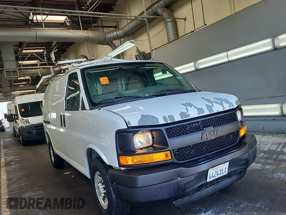2012 Chevrolet Express Cargo with VIN 1GCWGFCA8C1179156, listed as a IAAI auction lot 42667299 with 168,910 mi miles and . Bid and sale history available at DreamBid. Image 12.