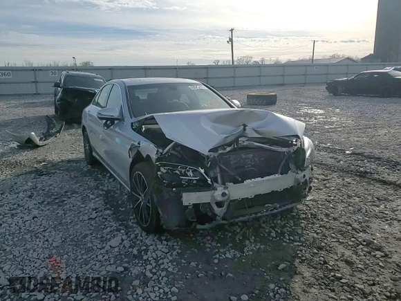 2020 Mercedes-Benz C with VIN W1KWF8DB7LR575902, listed as a Copart auction lot 42640315 with 91,293 mi miles and Salvage Title. Bid and sale history available at carsss.com. Image 11.