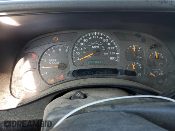 2004 GMC Sierra 1500 SLE with VIN 1GTEK19T54E305571, listed as a Copart auction lot 56954375 with 174,649 mi miles and Salvage title. Bid and sale history available at DreamBid. Image 9.