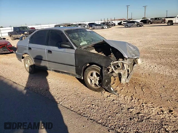 1998 Honda Civic LX with VIN 1HGEJ6577WL049846, listed as a Copart auction lot 72406804 with 199,514 mi miles and Salvage Title. Bid and sale history available at carsss.com. Image 10.
