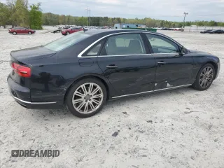 2015 Audi A8 L 4.0T with VIN WAU32AFD9FN024605, listed as a Copart auction lot 52086125 with 70,730 mi miles and Salvage Title. Bid and sale history available at carsss.com. Image 3.