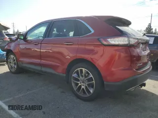 2016 Ford Edge Titanium with VIN 2FMPK3K80GBB04764, listed as a Copart auction lot 45935825 with 65,562 mi miles and Salvage Title. Bid and sale history available at carsss.com. Image 2.