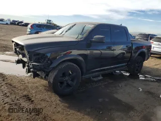 2019 Ram 1500 Warlock z VIN 1C6RR7LG0KS724784, wystawiony jako Copart lot #81488764 z przebiegiem 57 547 mil mil oraz Szkoda całkowita • Salvage title. Historia ofert i sprzedaży dostępna na DreamBid. Obrazek 1.