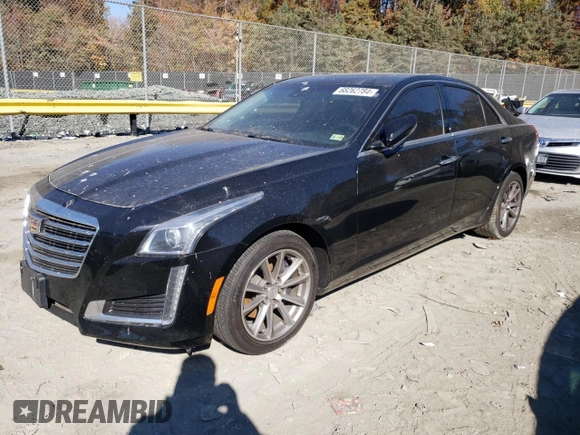 2017 Cadillac CTS Luxury AWD with VIN 1G6AX5SS4H0114979, listed as a Copart auction lot 68262784 with 44,731 mi miles and Salvage Title. Bid and sale history available at DreamBid. Image 1.