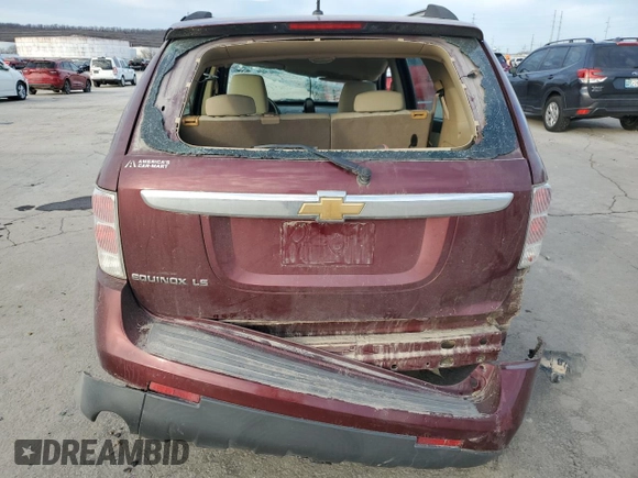 2008 Chevrolet Equinox LS with VIN 2CNDL13F986005050, listed as a Copart auction lot 89313395 with 140,068 mi miles and Salvage Title. Bid and sale history available at carsss.com. Image 6.