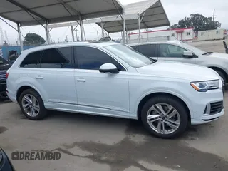 2023 Audi Q7 Premium Plus with VIN WA1LXBF73PD005733, listed as a IAAI auction lot 42229125 with 42,381 mi miles and . Bid and sale history available at DreamBid. Image 13.