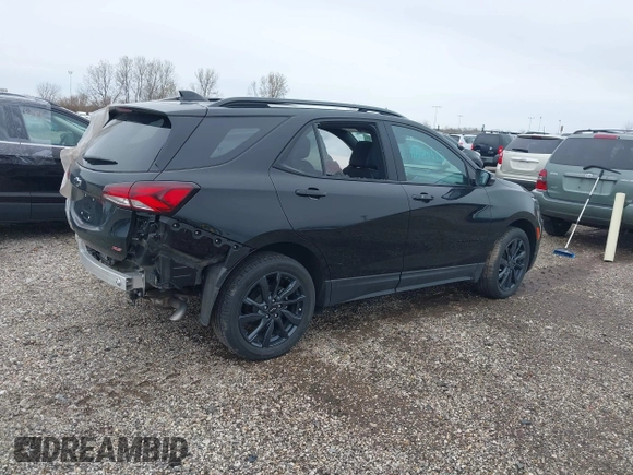 2023 Chevrolet Equinox RS with VIN 3GNAXMEG2PL270400, listed as a IAAI auction lot 41620512 with 11,698 mi miles. Bid and sale history available at carsss.com. Image 4.