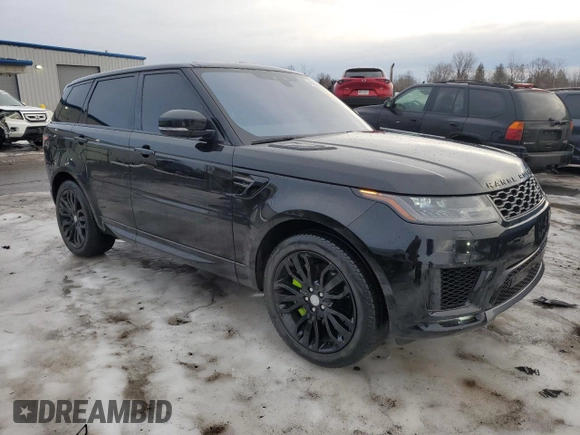 2021 Land Rover Range Rover Sport HSE Silver Edition with VIN SALWR2SU2MA752867, listed as a Copart auction lot 48233955 with 21,411 mi miles and Salvage title. Bid and sale history available at DreamBid. Image 4.