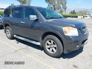 2010 Nissan Armada SE z VIN 5N1AA0ND0AN603740, wystawiony jako IAAI lot #42007188 z przebiegiem 154 899 mil mil oraz . Historia ofert i sprzedaży dostępna na DreamBid. Obrazek 1.