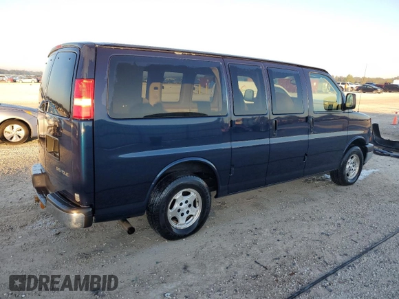 2005 Chevrolet Express Cargo Van YF7 Upfitter with VIN 1GBFG15T151233714, listed as a Copart auction lot 82413694 with 299,509 mi miles and Salvage Title. Bid and sale history available at carsss.com. Image 3.