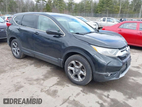 2017 Honda CR-V EX with VIN 2HKRW2H58HH639307, listed as a IAAI auction lot 41831761 with 283,027 mi miles. Bid and sale history available at carsss.com. Image 1.