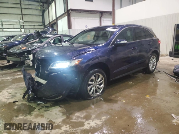 2018 Acura RDX w/Technology Pkg with VIN 5J8TB4H55JL027047, listed as a Copart auction lot 41737175 with 48,453 mi miles and Salvage Title. Bid and sale history available at carsss.com. Image 1.