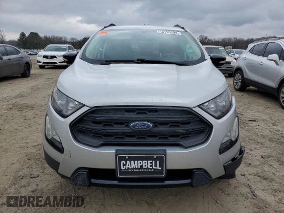 2020 Ford EcoSport SES z VIN MAJ6S3JL1LC368582, wystawiony jako Copart lot #45198694 z przebiegiem 53 863 mil mil oraz Szkoda całkowita • Salvage title. Historia ofert i sprzedaży dostępna na DreamBid. Obrazek 5.