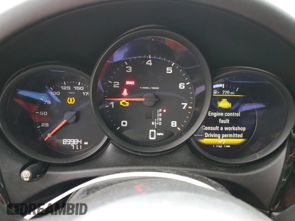 2018 Porsche Macan with VIN WP1AA2A53JLB17318, listed as a Copart auction lot 50155435 with 89,984 mi miles and Salvage Title. Bid and sale history available at DreamBid. Image 9.